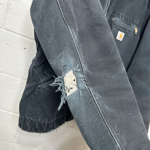 Vintage Carhartt Blanket-Lined Detroit Jacket “Black” J001 - Picture 13 of 13